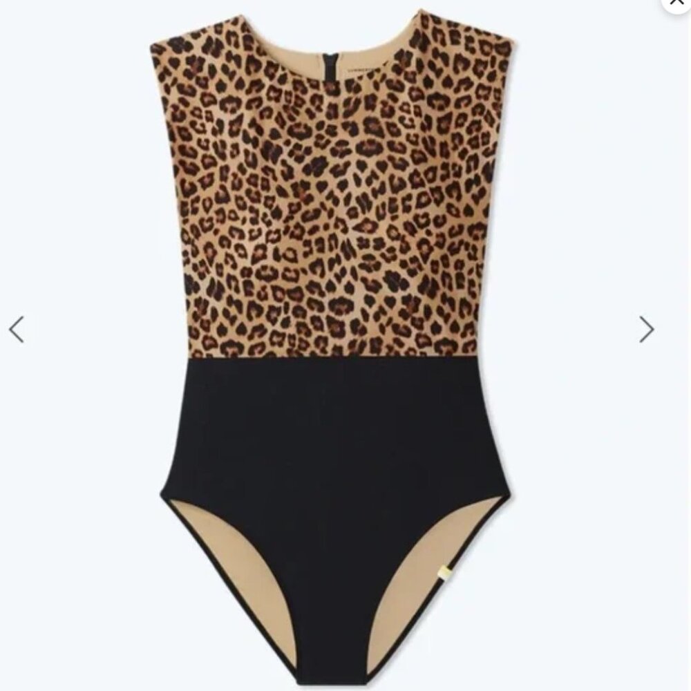 NWT Summersalt Surf Leo Swimsuit One Piece High Neck Slimming size 8